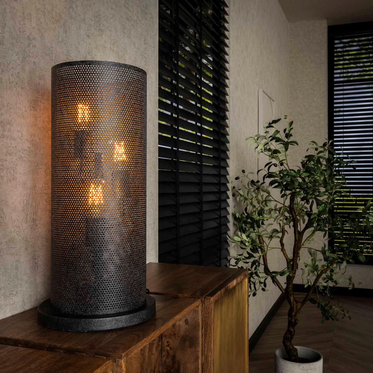 Lampe à poser design en métal TEO