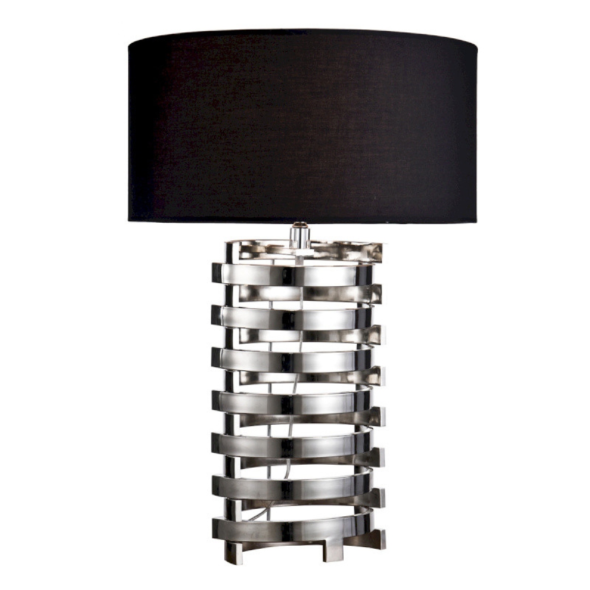 Lampe à poser design en métal chromé VALENTINA